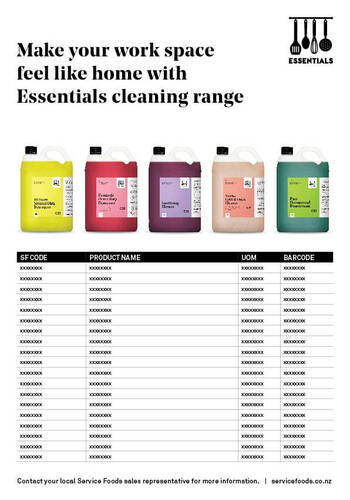 Essentials Cleaning Range