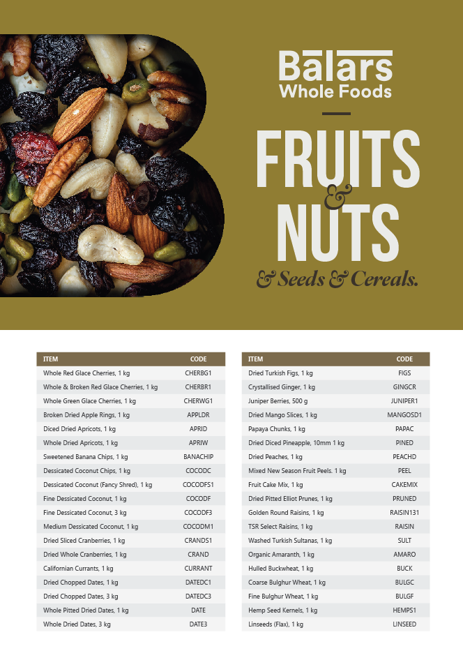Balars - Fruits & Nuts