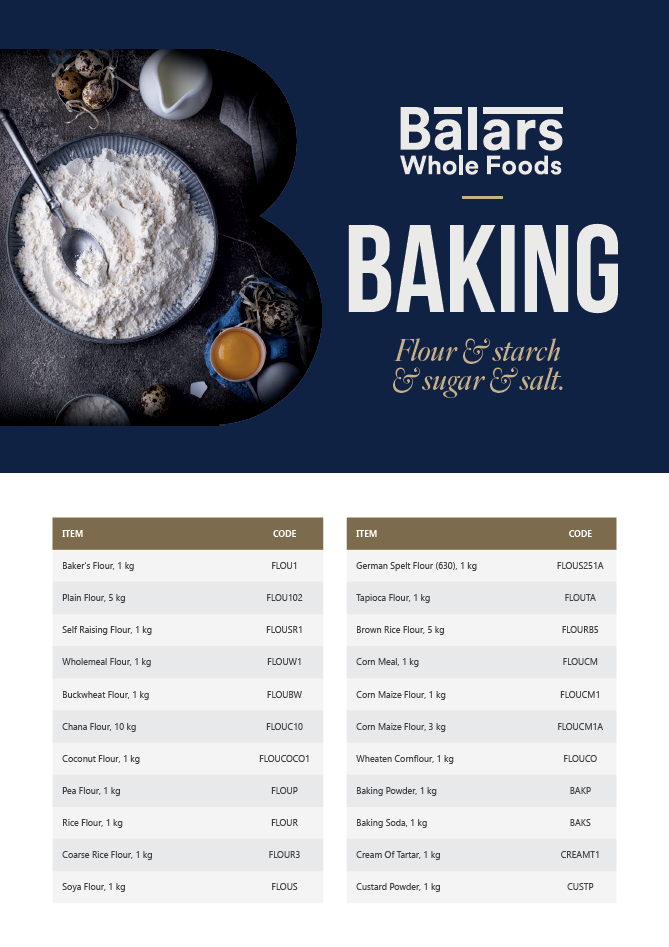 Balars - Baking